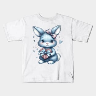 Valentines Bunny Kids T-Shirt